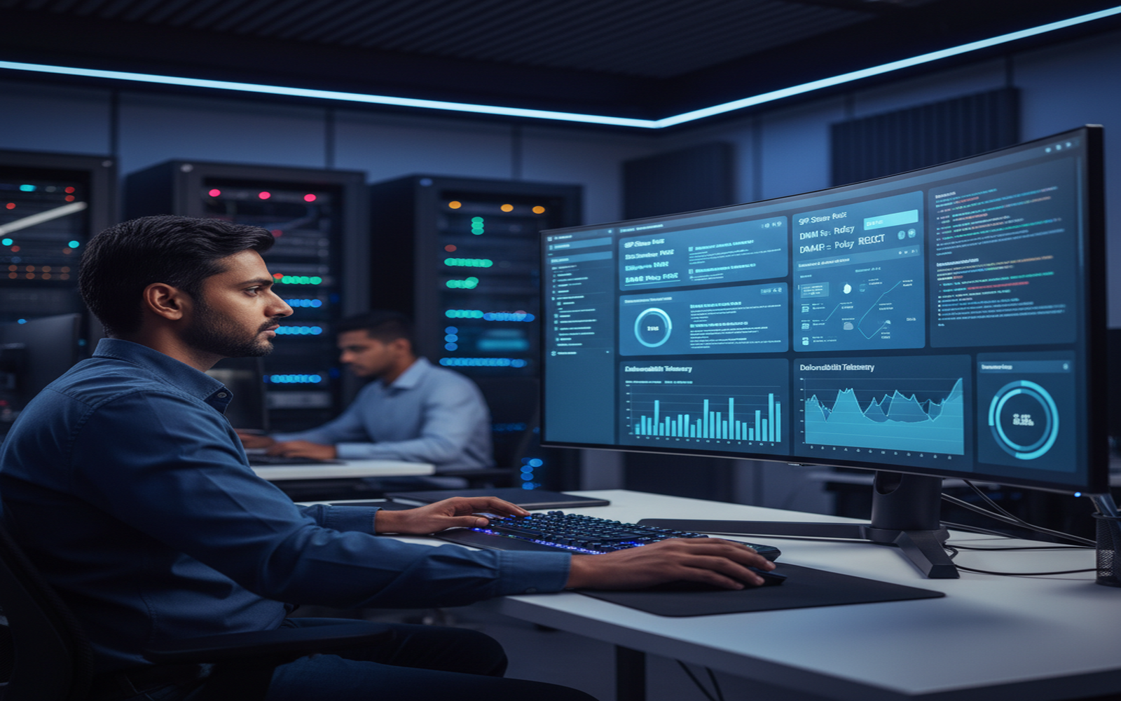 Email security posture hero background